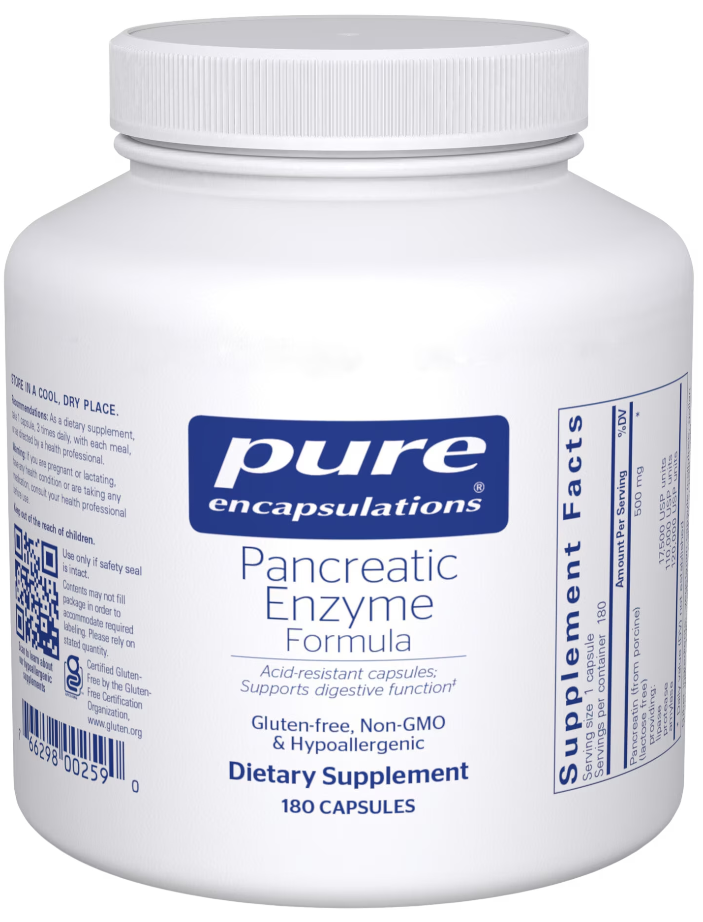 Pancreatic Enzyme Formula 180ct (RS)