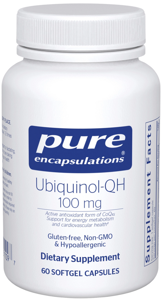 CoQ10: Ubiquinol QH: 100 mg